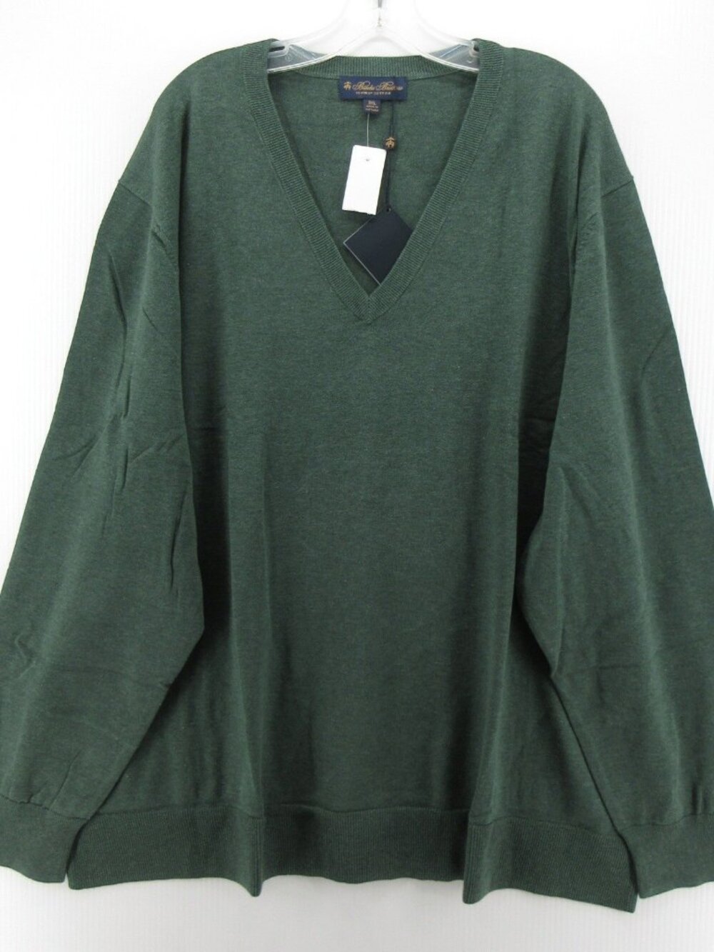 Brooks Brothers Sweater XXXL Pullover Preppy V-Neck Supima Cotton NEW